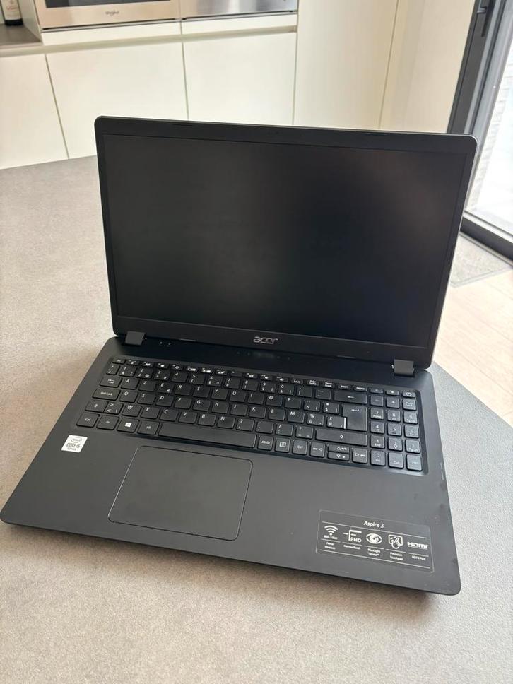 Acer Aspire 3 - 15,6”, Computers en Software, Windows Laptops, Gebruikt, 15 inch, SSD, Onbekend, 8 GB, Azerty, Ophalen