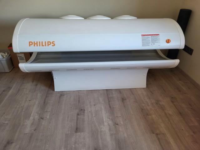 Zonnebank Philips, Electroménager, Solarium, Banc solaire & Bronzage facial, Utilisé, Banc solaire double, 15 lampes ou plus, Enlèvement