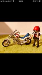 Playmobil 5526 - Moto Motard Chopper Harley-Davidson, Ophalen of Verzenden, Zo goed als nieuw