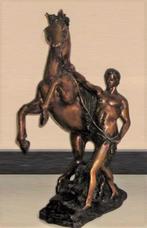 Bronze "l'homme et son cheval", Antiquités & Art, Antiquités | Bronze & Cuivre, Bronze, Enlèvement