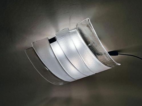 plafondlamp AV Mazzega Murano Italy, Huis en Inrichting, Lampen | Plafondlampen, Gebruikt, Glas, Metaal, Overige materialen, Ophalen of Verzenden