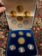 Boudewijn muntenset 3 gouden en 3 zilveren munten, Postzegels en Munten, Munten | België, Ophalen of Verzenden, Goud, Setje, Goud