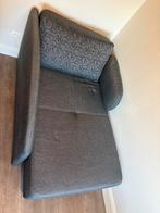 Zetelbed 1pers, Maison & Meubles, Chambre à coucher | Canapés-lits, Enlèvement, Comme neuf, Une personne, Gris