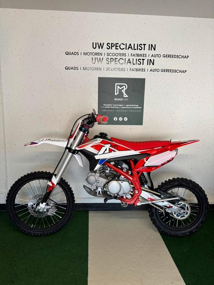 🚀Nieuw🚀 Apollo Thunder Crossmotor 125cc 95km/u 12Pk 4 Gang, Kinderen en Baby's, Speelgoed | Buiten | Accuvoertuigen, Nieuw, Ophalen of Verzenden