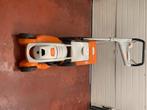 Accu grasmaaier Stihl, Tuin en Terras, Ophalen, Cirkelmaaier, Gebruikt, Accu-grasmaaier