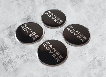 Lot de 4 cache-moyeux « RANGE ROVER » 62 mm pour Land Rover, Envoi, Neuf