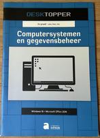 DESKTOPPER - Computersystemen en gegevensbeheer, 2e graad, Enlèvement ou Envoi