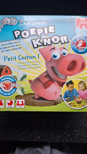 Poepie knor spel te koop, Hobby en Vrije tijd, Ophalen, Zo goed als nieuw