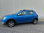 Dacia Sandero Stepway plus garantie GPS airco, Autos, 5 places, Carnet d'entretien, Tissu, Bleu