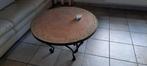 Table de salon ou extérieure type Maronaine, Huis en Inrichting, Ophalen, Gebruikt, 50 tot 100 cm, Rond