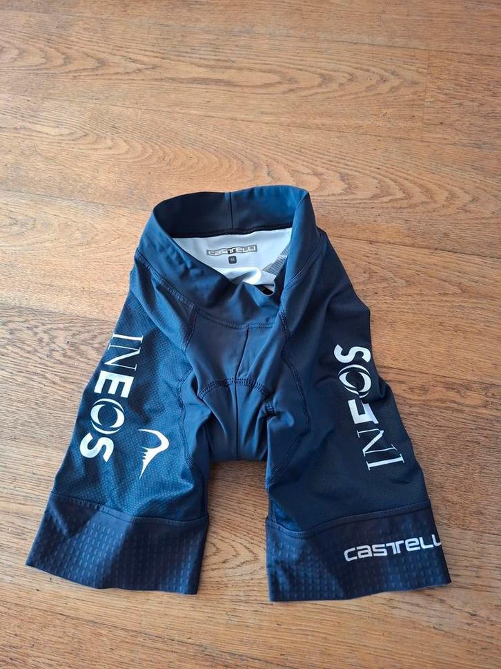 Castelli Team Ineos Fietsbroek M, Fietsen en Brommers, Fietsaccessoires | Fietskleding, Zo goed als nieuw, M, Verzenden