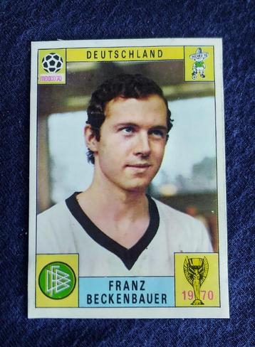 Panini sticker voetbal '  WK Mexico 70 -  Beckenbauer  ' beschikbaar voor biedingen