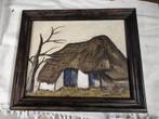 schilderij op doek Oude boerderij van M. Maertens, Antiek en Kunst, Ophalen of Verzenden