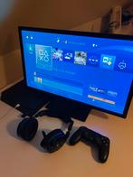 Playstation 4, console, turtle beach koptelefoon, LG monitor, Zo goed als nieuw, Ophalen