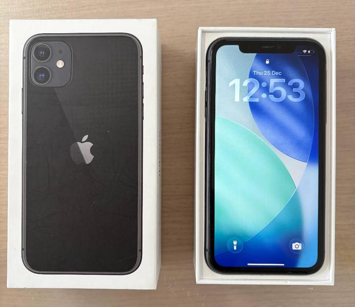 iPhone 11 64 Go noir, Télécoms, Téléphonie mobile | Apple iPhone, Comme neuf, 64 GB, Sans abonnement, Sans simlock, iPhone 11