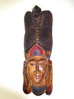 houten masker met natuurlijke kleuren uit SRI LANKA, Ophalen