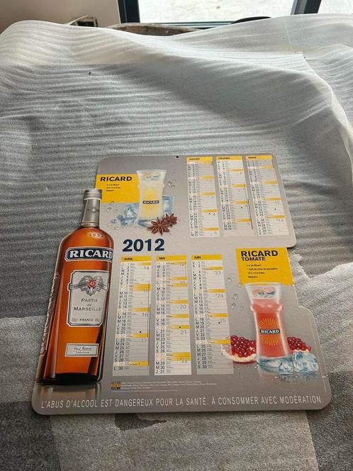 Ricard kalender 2012. Nieuwstaat., Verzamelen, Merken en Reclamevoorwerpen, Nieuw, Overige typen