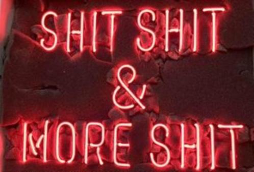 Shit shit en more shit neon en andere leuke decoratie neons, Verzamelen, Merken en Reclamevoorwerpen, Nieuw, Lichtbak of (neon) lamp