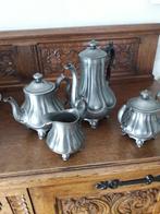 Tinnen koffieset Sheffield, Antiek en Kunst, Ophalen of Verzenden