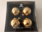 4 gouden kerstballen, season’s designs, Ophalen, Zo goed als nieuw