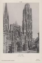 FRANCE - ROUEN - Portail ouest de la cathédrale, Avant 1940, Bâtiment, Envoi, Gravure