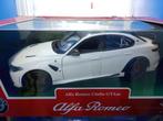 1:18 Bburago 18-11049W Alfa Romeo Giula GTAm wit, Ophalen of Verzenden, Zo goed als nieuw, Auto