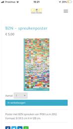 Poster spreuken Bond zonder naam, Ophalen, Rechthoekig Staand, Nieuw, A1 t/m A3