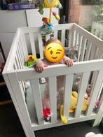 Baby bed, Kinderen en Baby's, Kinderkamer | Bedden, Ophalen, Gebruikt, 70 tot 85 cm, Minder dan 140 cm