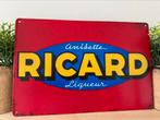 Metalen reclamebord Ricard, Verzamelen, Merken en Reclamevoorwerpen, Ophalen of Verzenden, Nieuw, Reclamebord