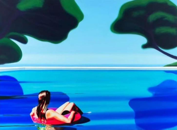Reproduction sur toile signée Hugo Pondz, Antiek en Kunst, Kunst | Schilderijen | Klassiek, Ophalen