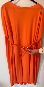 Oranje kleedje van Roberto Cavalli met riem, eens gedragen, Kleding | Dames, Verzenden, Maat 42/44 (L), Oranje, Zo goed als nieuw