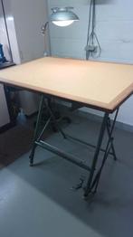 Table à dessin d'architecte français industriel vintage, Enlèvement