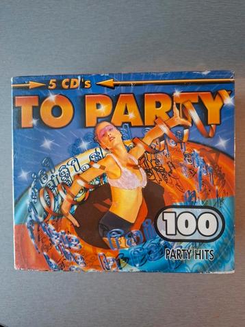 5cd box. To Party. 100 party hits. Ars Nieuw in verpakking.  beschikbaar voor biedingen