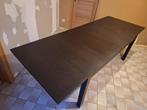 table à manger noire, Huis en Inrichting, Tafels | Eettafels, 50 tot 100 cm, 150 tot 200 cm, Gebruikt, Rechthoekig