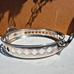 wiskemann montuur voor ovenschaal .verzilverd 1930, Antiek en Kunst, Antiek | Schalen, Ophalen of Verzenden