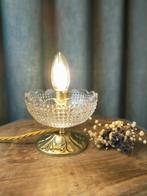 Lampe de table Coupe cristal de Bôhème, Antiquités & Art, Envoi
