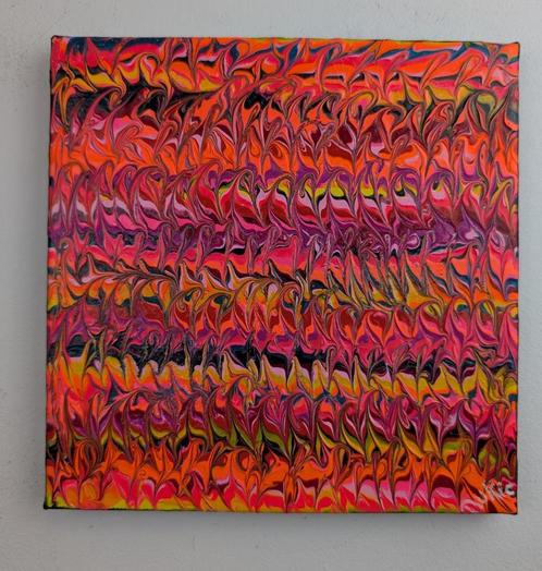 The Danse of the Fluorescents (N1), Antiek en Kunst, Kunst | Schilderijen | Abstract, Ophalen of Verzenden
