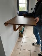 Inklapbaar bruin tafeltje, Huis en Inrichting, Ophalen