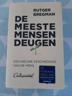 Boek Rutger Bregman - De meeste mensen deugen (2019), Ophalen of Verzenden, Rutger Bregman