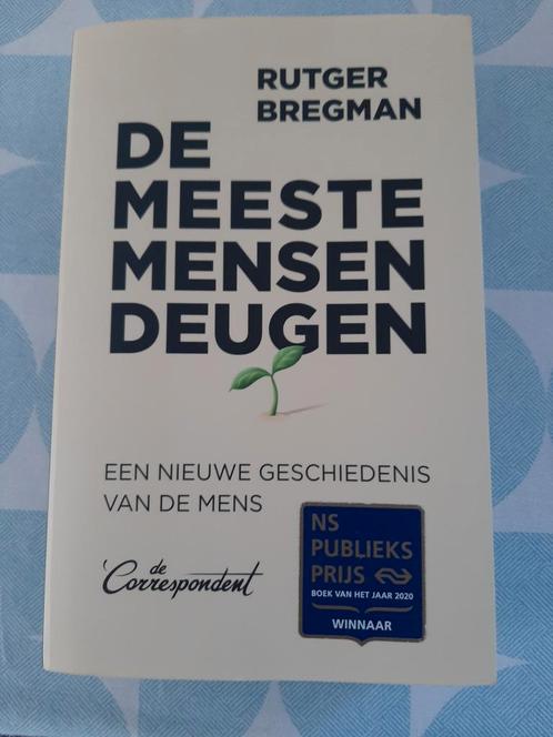 Boek Rutger Bregman - De meeste mensen deugen (2019), Livres, Livres Autre, Enlèvement ou Envoi