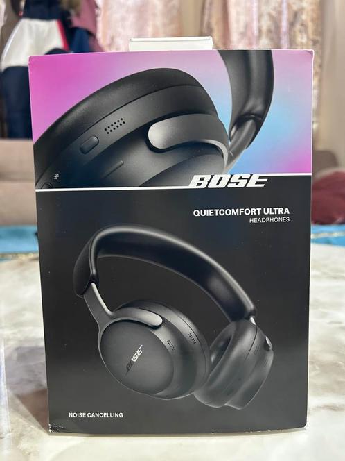 Nieuwe Bose Quitcomfort ultra koptelefoon zwart, Audio, Tv en Foto, Hoofdtelefoons, Nieuw, Ophalen of Verzenden