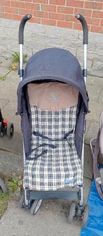 Poussette canne Babidéal gris bleu grand modèle, Kinderen en Baby's, Kinderwagens en Combinaties, Gebruikt, Luchtbanden, Ophalen