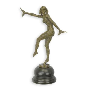 Prachtig Bronzen Beeld van Les Girls Solo GRATIS LEVERING beschikbaar voor biedingen