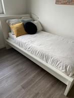 Ikea bed MALM, Ophalen, 90 cm, Eenpersoons, Wit