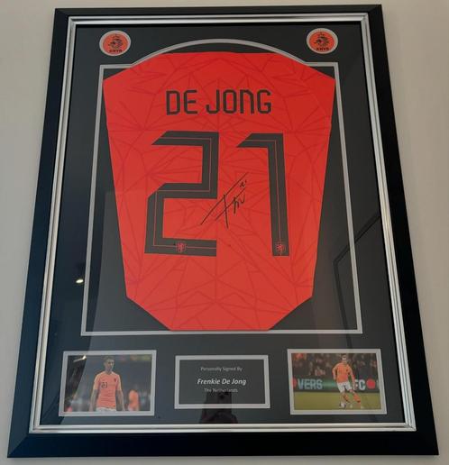 Chemise dédicacée par Frenkie de Jong - Orange !, Collections, Articles de Sport & Football, Comme neuf, Maillot, Enlèvement ou Envoi