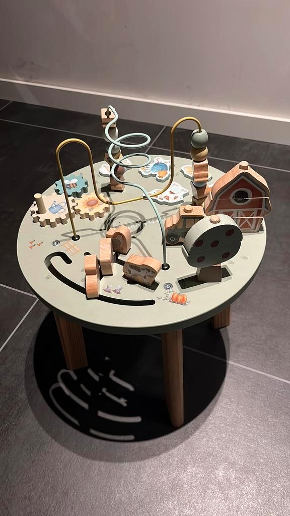 Little Dutch Houten Activiteitentafel | Little Farm, Kinderen en Baby's, Speelgoed | Speeltafels, Zo goed als nieuw, Ophalen