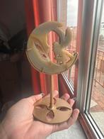 Agaat maan met elf op standaard, Verzamelen, Ophalen of Verzenden, Mineraal