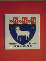 carrelage paroisse Bruges Sint Joseph 11 x 11 céramique, Antiquités & Art, Curiosités & Brocante, Enlèvement ou Envoi