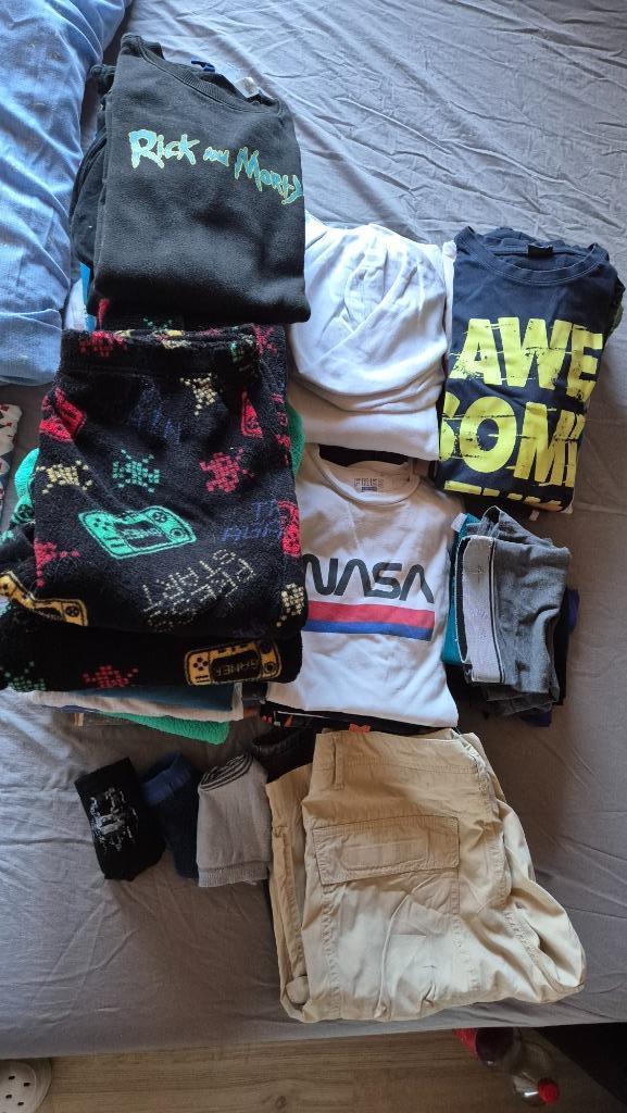 Lot 14 jaar jongen kledij, Kinderen en Baby's, Kinderkleding | Maat 158, Gebruikt, Jongen, Overige typen, Ophalen
