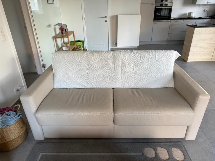 Canapé-lit, Maison & Meubles, Canapés | Sofas & Chaises Longues, Utilisé, Trois personnes, 150 à 200 cm, Synthétique, Métal, Enlèvement